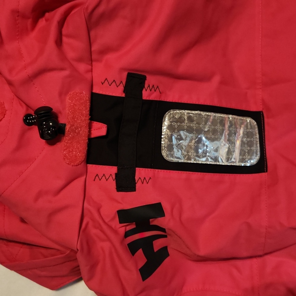 Helly Hanson Salt Flag Pink Red Waterproof Sailing Jacket (Size XS) - Picture 9 of 16